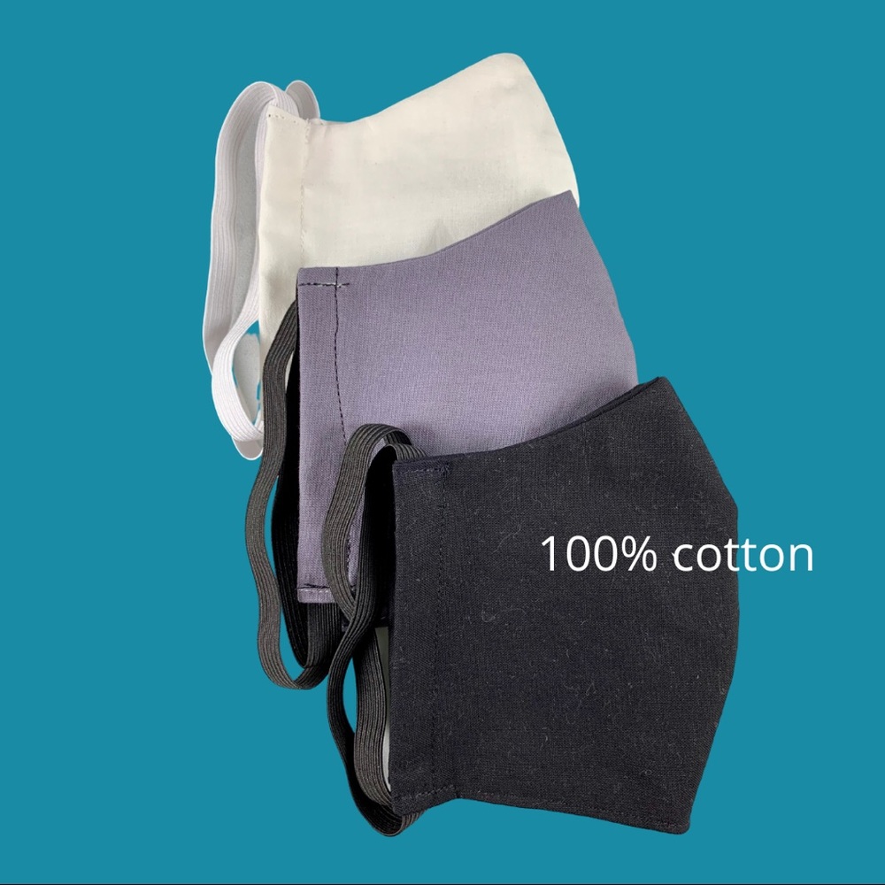 New Double layer cotton masks filter pocket 3 pack